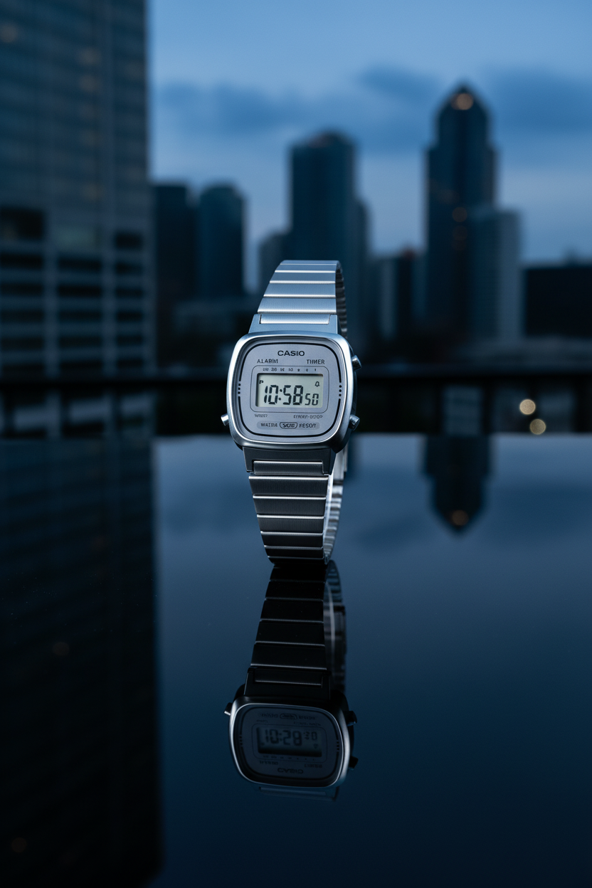 Reloj Casio Vintage LA670WA-7 Plateado