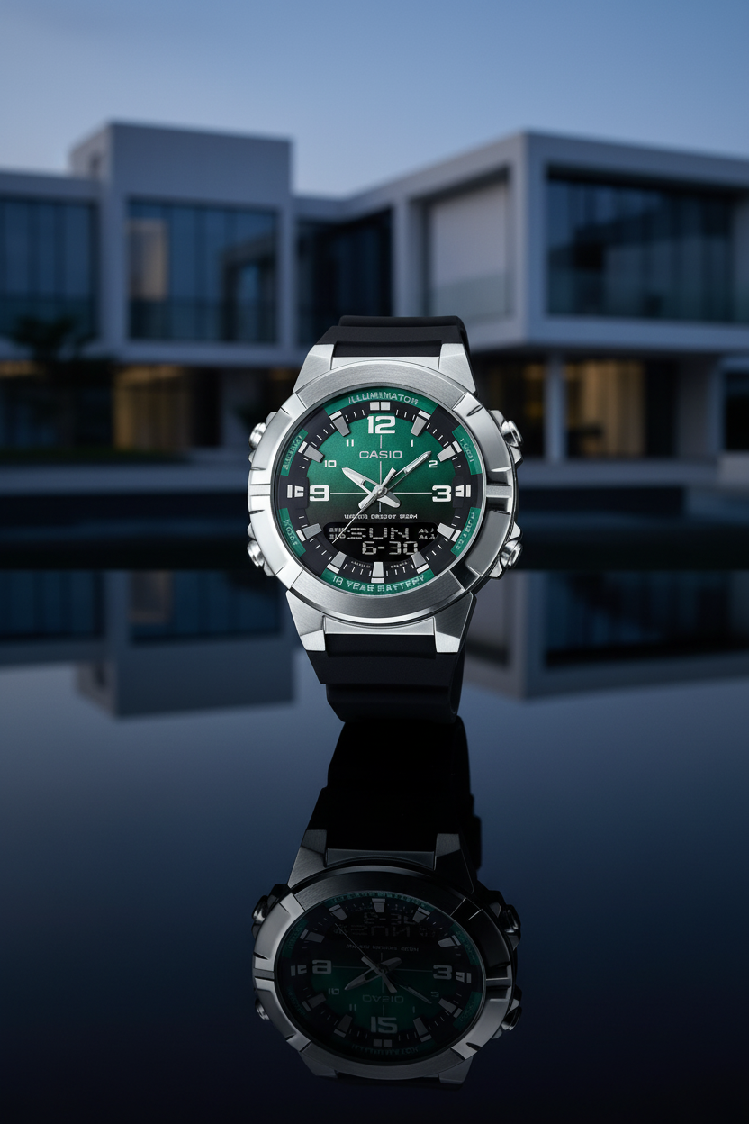 Reloj Casio AMW-870A-3AV Verde