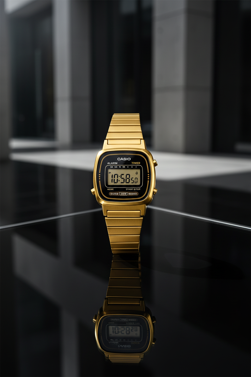Reloj Casio Vintage LA670WGA-1 Negro
