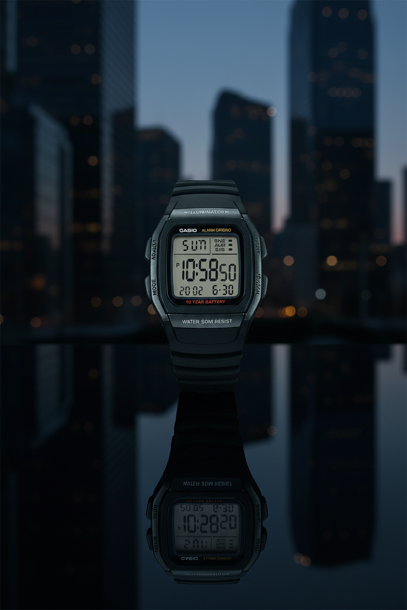 Reloj Casio W-96H-1BV Negro