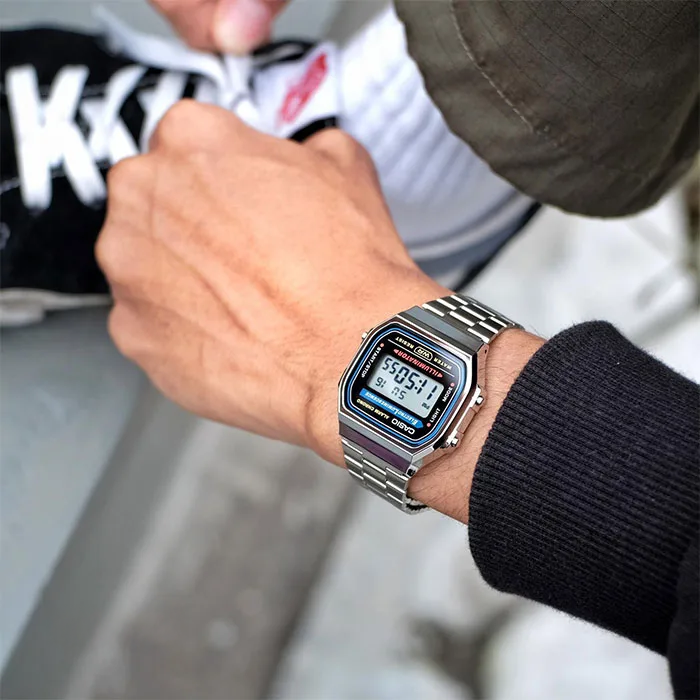 Reloj Casio Vintage A168WA-1W Plateado