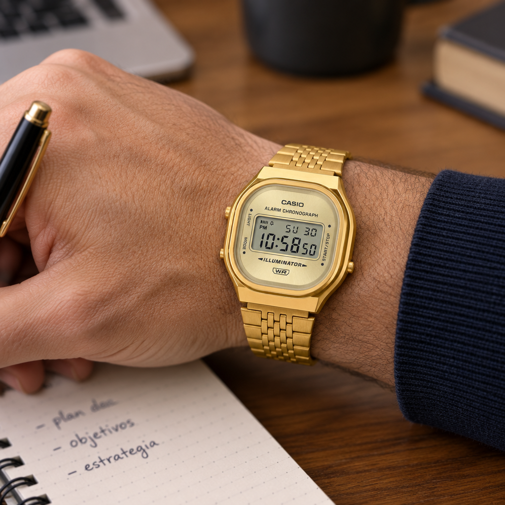 Reloj Casio Vintage A140WEG-9A Dorado