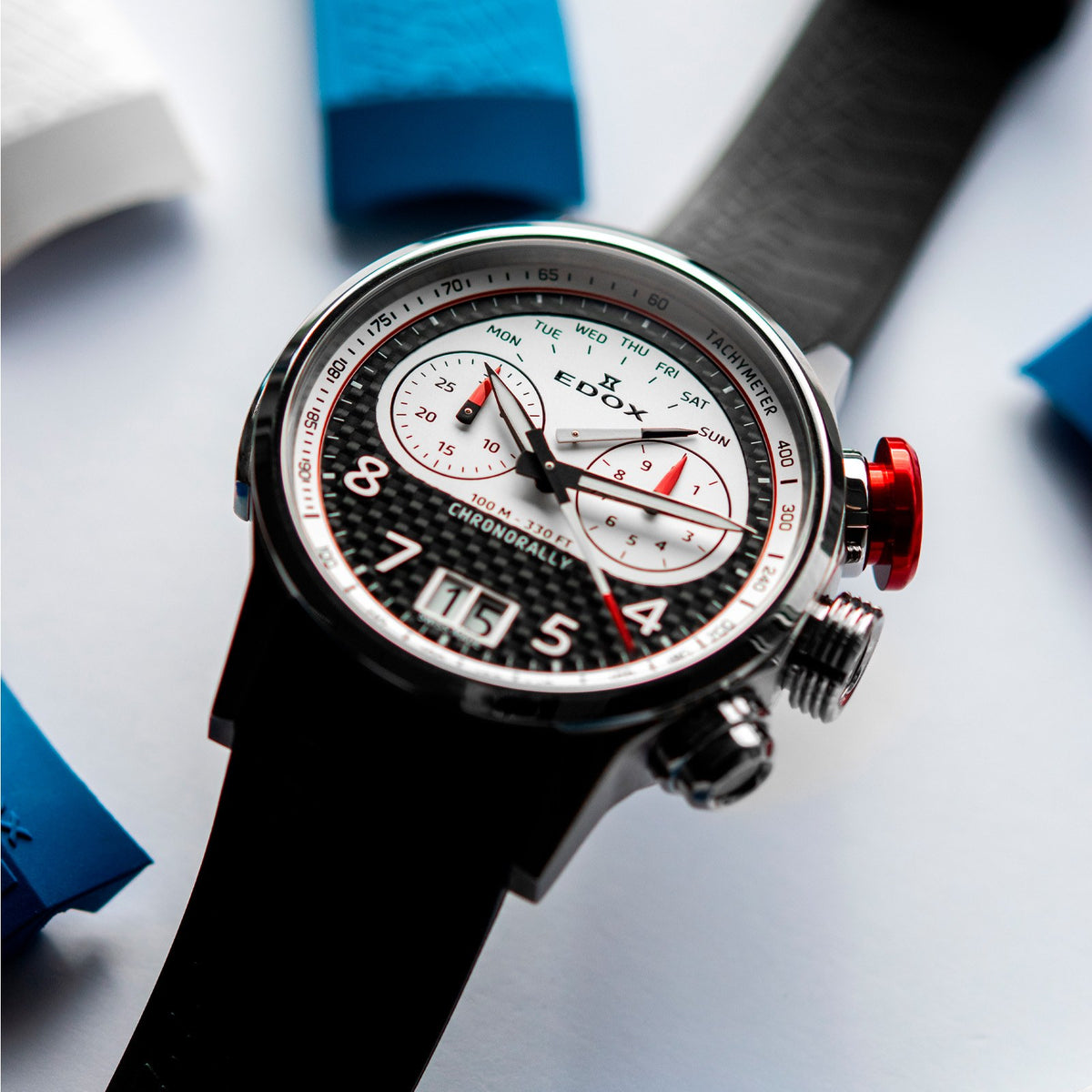 Reloj Edox Chronorally 38003-TINR-CANBR