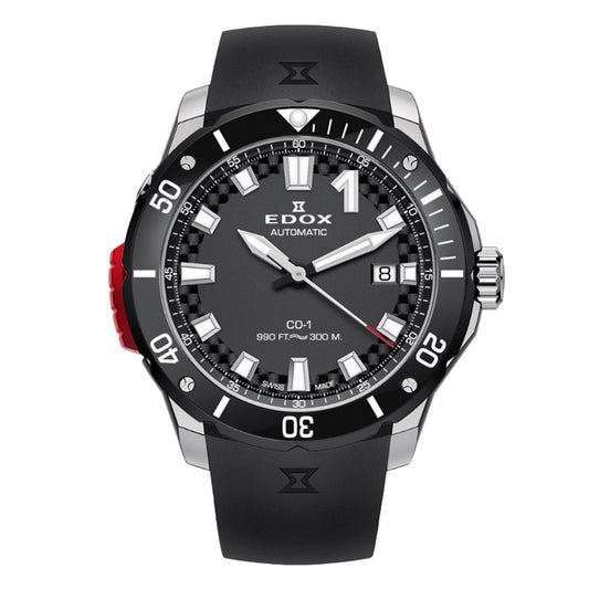 Reloj Edox CO-1 Bezel Lock 80137-3NR-CANN