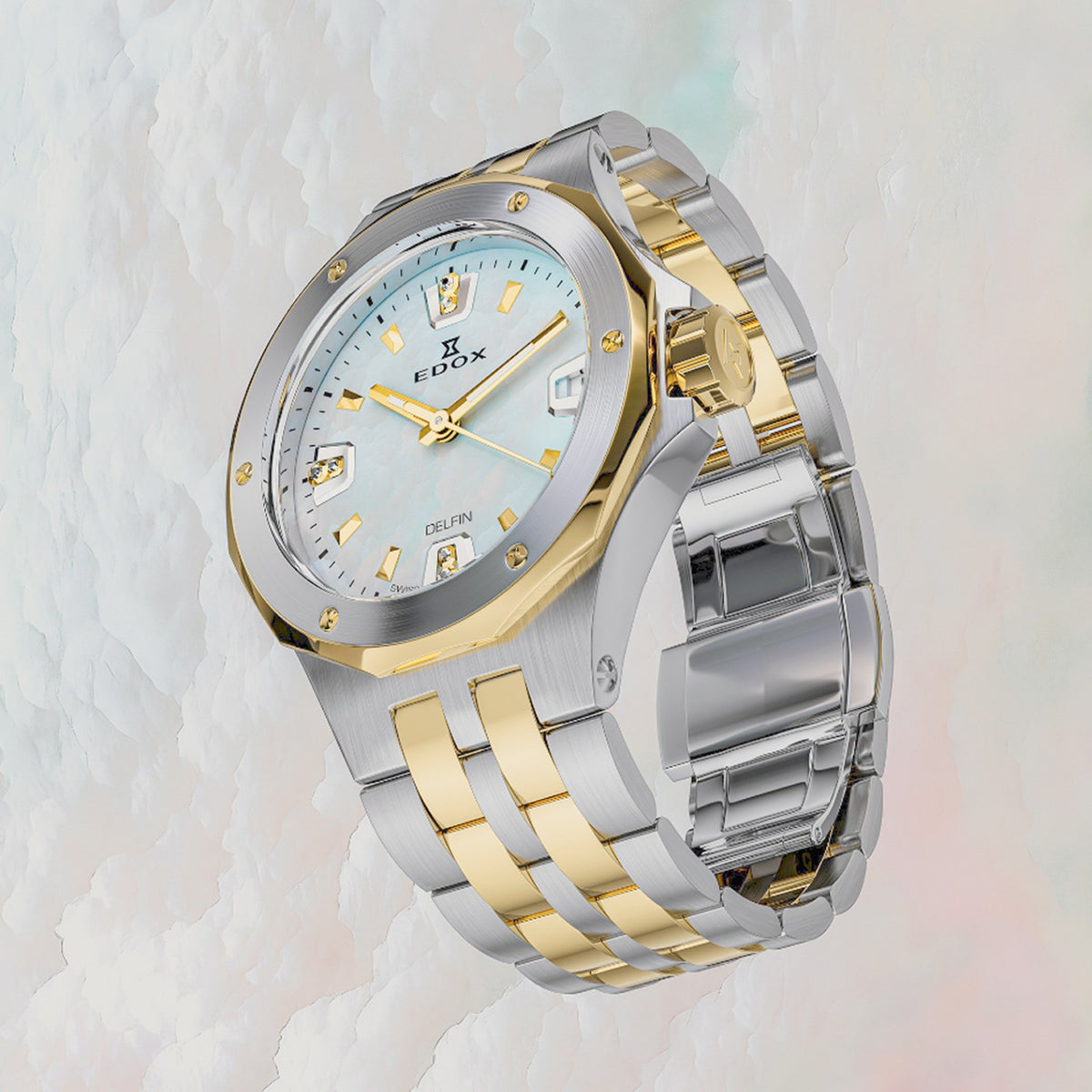 Reloj Edox Delfin Lady 53100-357JM-NADND