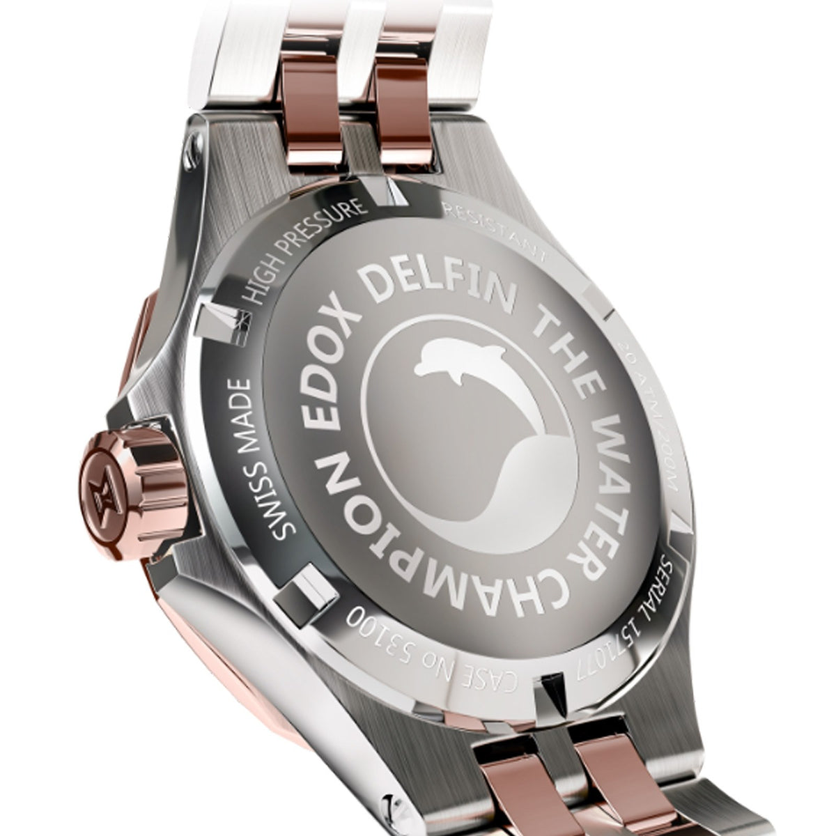 Reloj Edox Delfin Lady 53100-357RM-NANRND