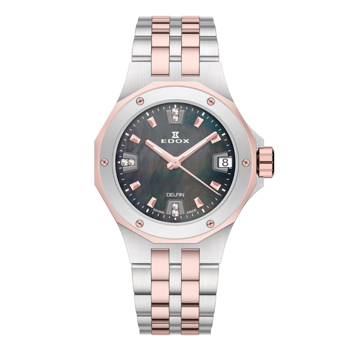 Reloj Edox Delfin Lady 53100-357RM-NANRND