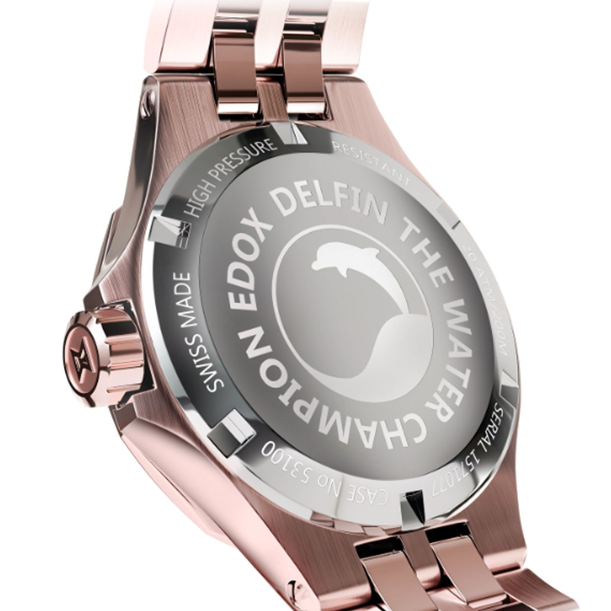 Reloj Edox Delfin Lady 53100-37RM-NANRND