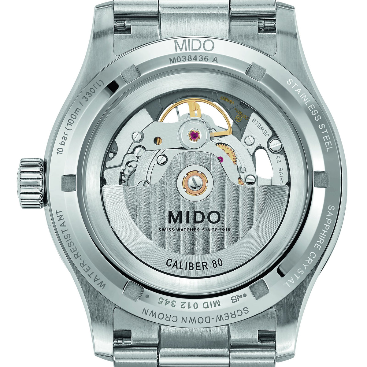 Reloj Mido Multifort Skeleton M038.436.11.041.00