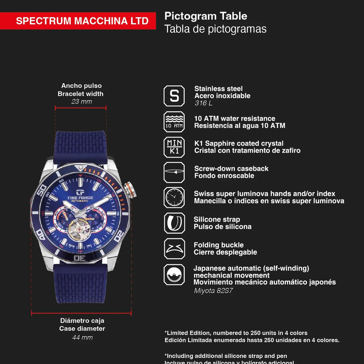 Reloj Time Force TF5035M-03LTD