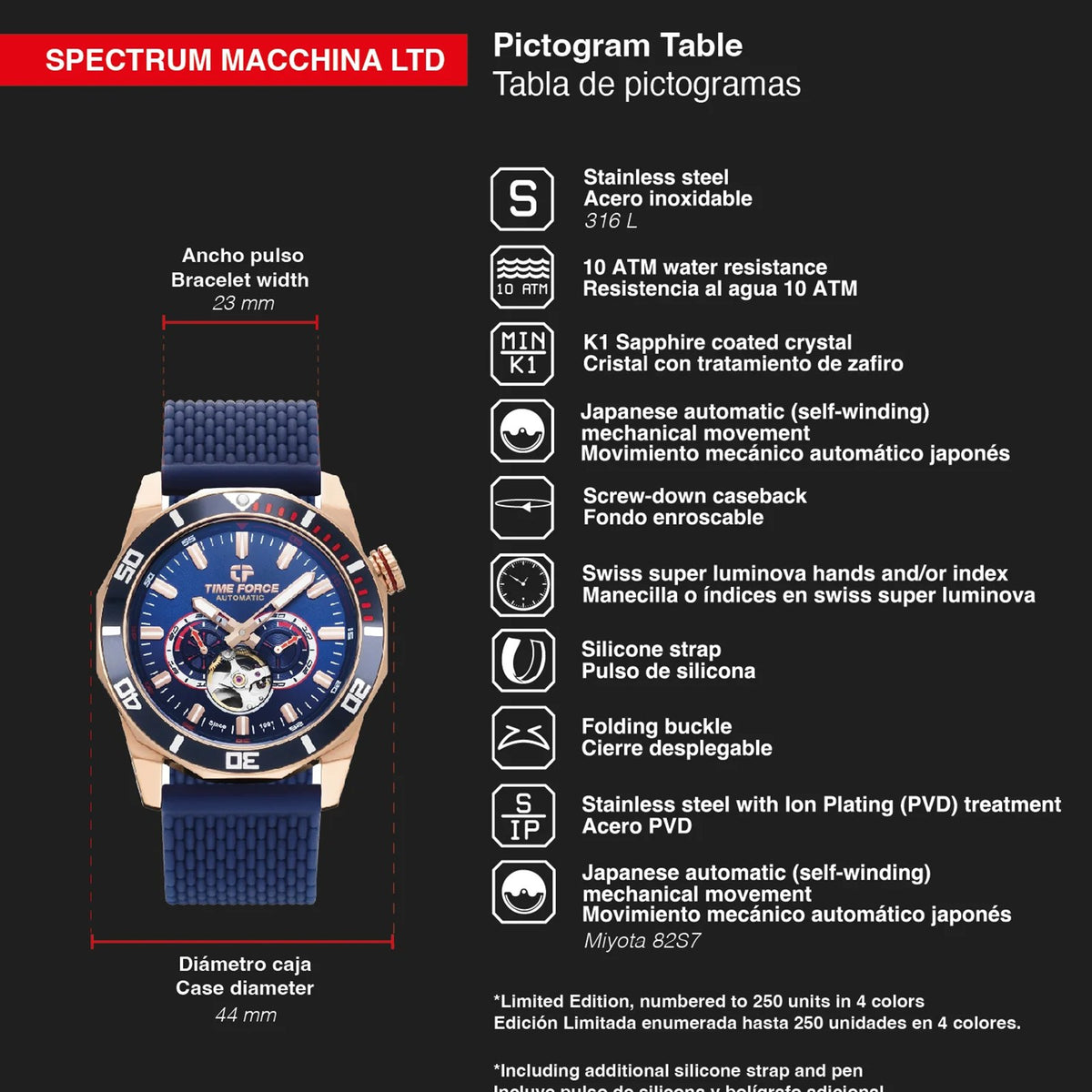 Reloj Time Force TF5035MR-03LTD