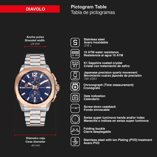 Reloj Time Force TF5045MAR-03M