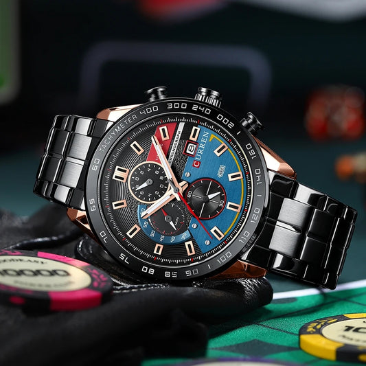 Reloj Curren Ref. 820 Negro/Azul