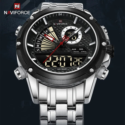 Reloj Naviforce Ref. 838 Plata/Negro