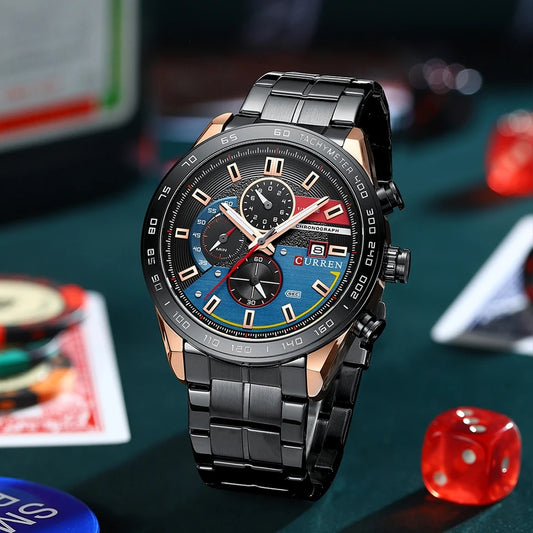 Reloj Curren Ref. 820 Negro/Azul