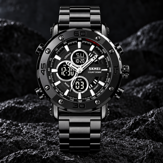 Reloj Skmei 1636 Negro · de frente