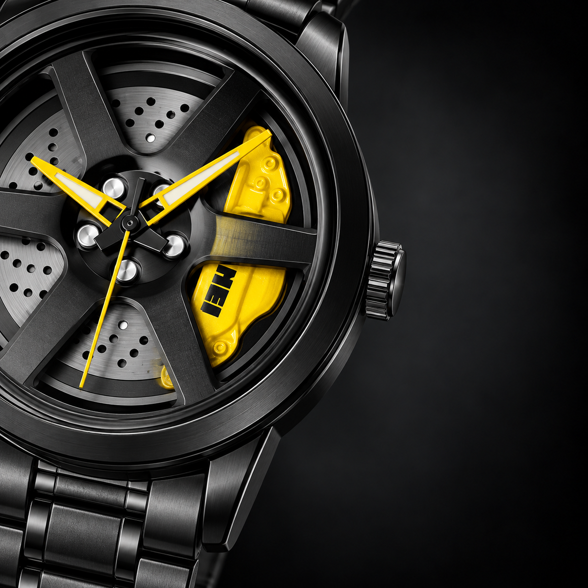 Reloj Skmei 790 Negro/Amarillo · detalle