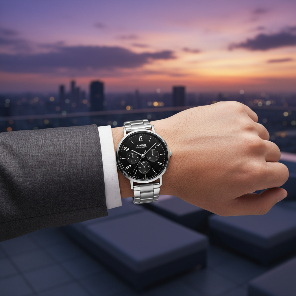 Reloj Casio MTP-VT06D-1B Negro