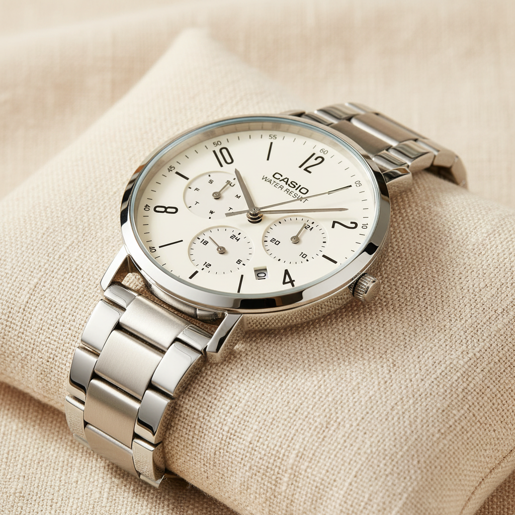 Reloj Casio MTP-VT06D-7B Blanco