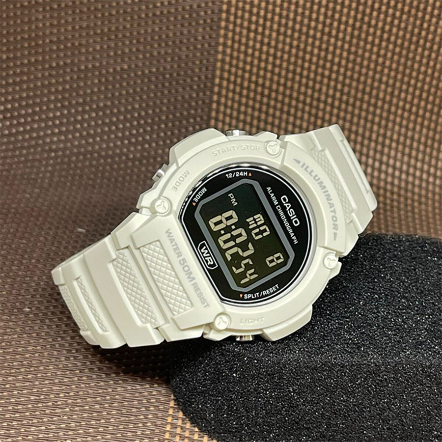 Reloj Casio W-219HC-8BV Blanco