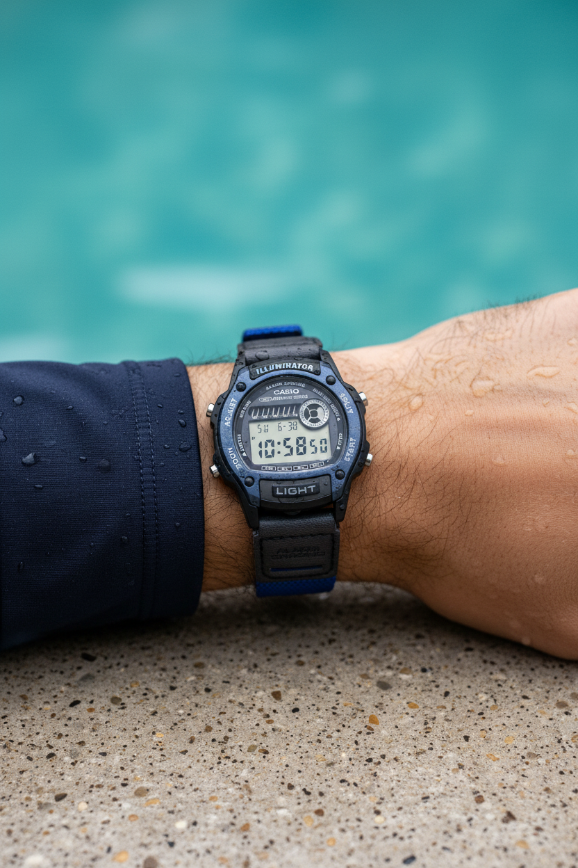 Reloj Casio W-220HF-2AV Azul