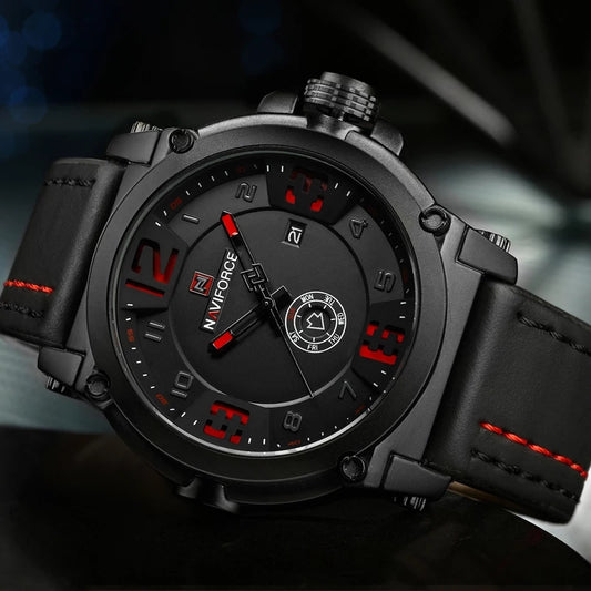 Reloj Naviforce REF. 545 Negro/Rojo