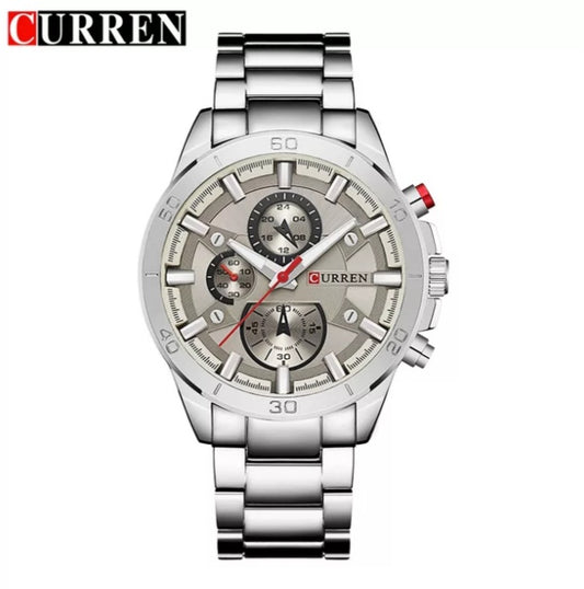 Reloj Curren REF: 242 Plata/Beige