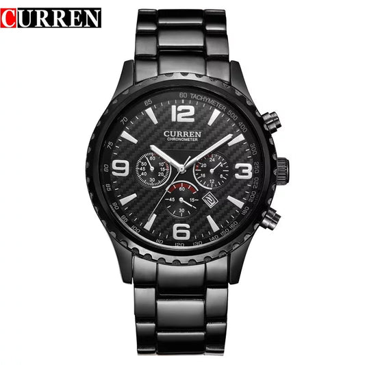 Reloj CURREN REF. 473 Negro/Negro