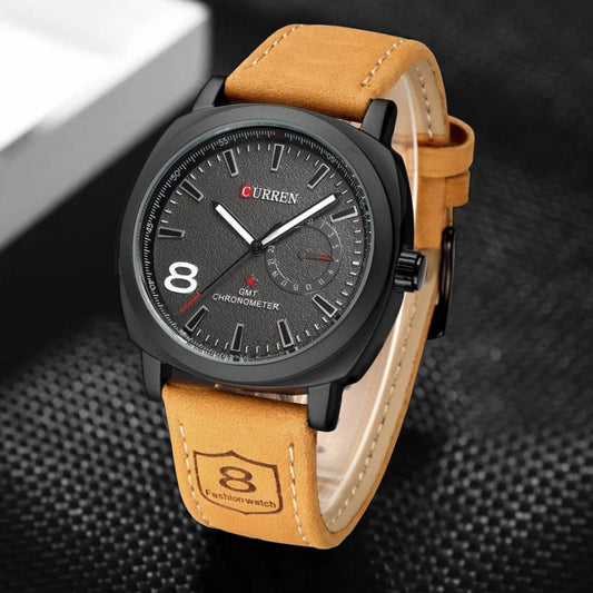 Reloj CURREN REF: 715 Miel/Negro